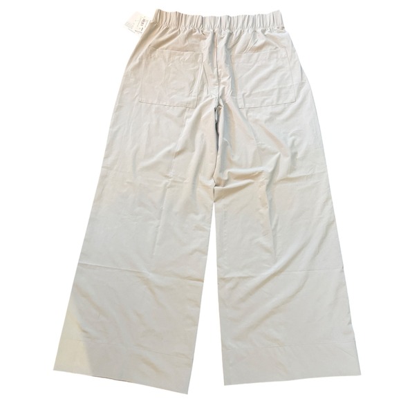 Beyond Yoga Easy Wide Leg Pants High Waisted Mist Gray Size L NWT - Picture 3 of 10